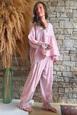 Sundaze Cheesecloth Vintage Artist Smock Rose